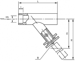 麗江SRYⅣ承插焊連接Y型過濾器 PN10.0MPa